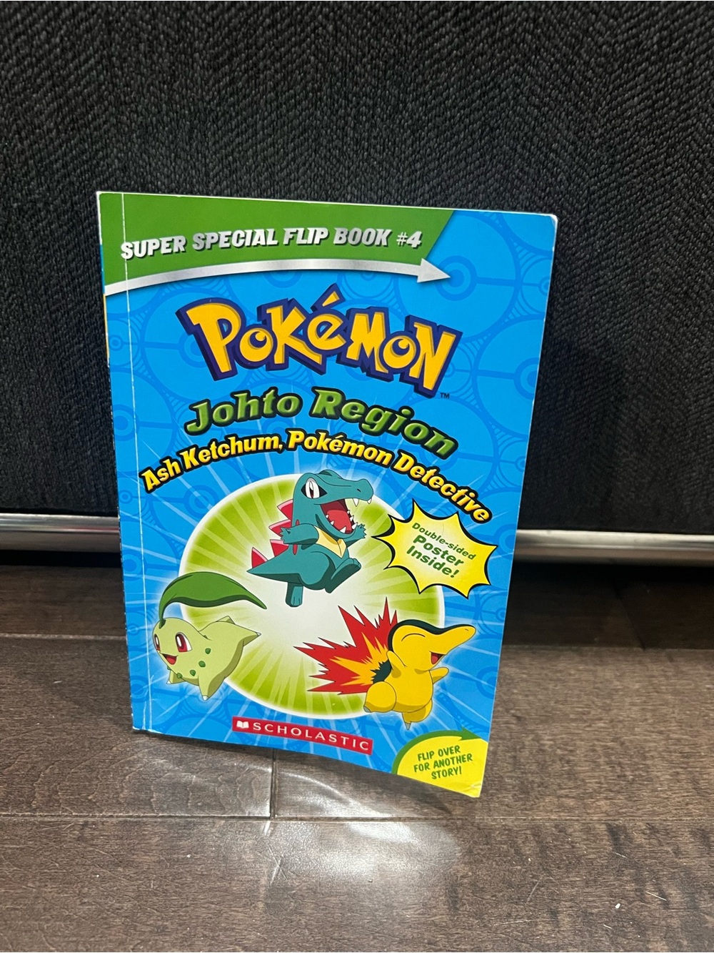 Scholastic Pokémon Johto Region Flip Book - Blue with Green Accents